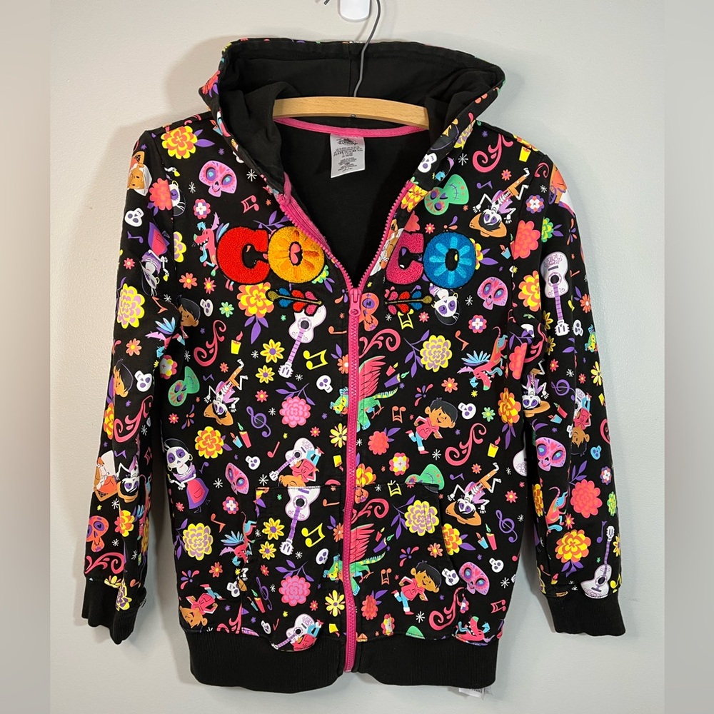 Disney Coco Cotton Hoodie Sweatshirt Jacket Girl’s XL